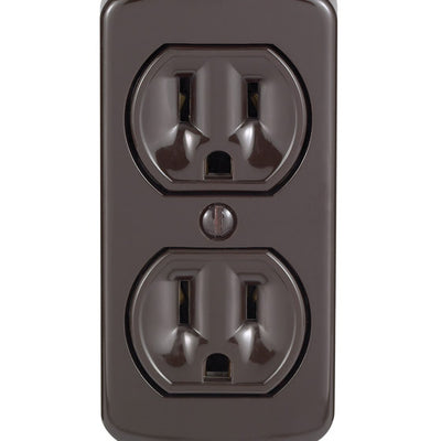 Leviton 15 amps 125 V Duplex Brown Outlet 5-15R