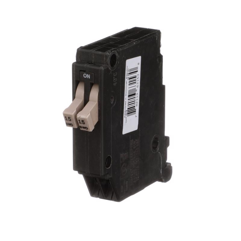 Eaton 15/15 amps Tandem 2-Pole Circuit Breaker