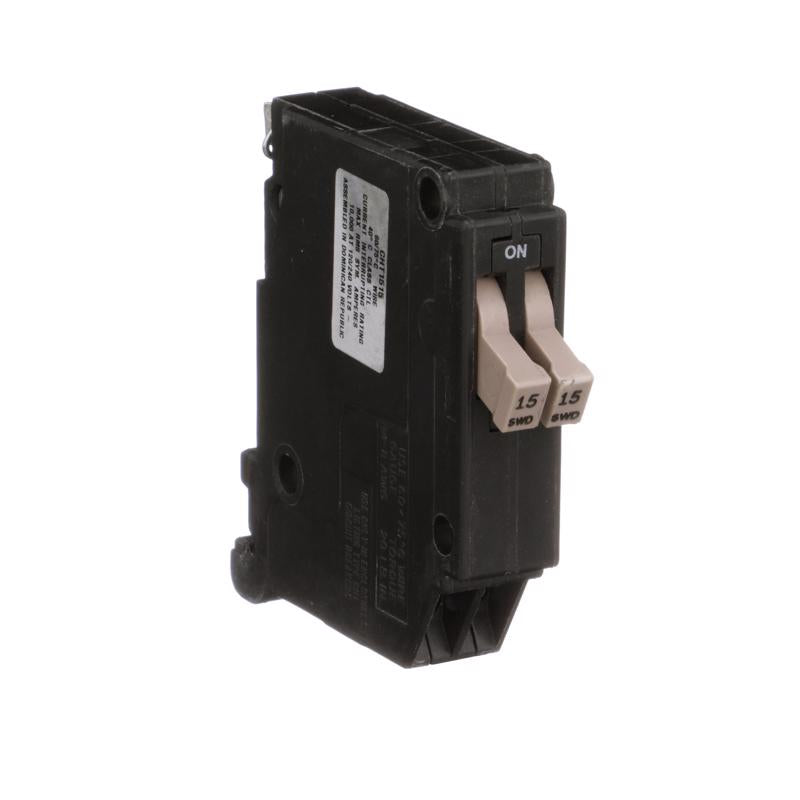 Eaton 15/15 amps Tandem 2-Pole Circuit Breaker