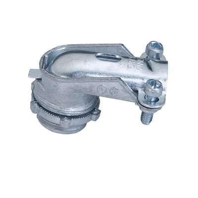 Sigma Electric ProConnex 3/8 in. D Die-Cast Zinc 90 Degree Squeeze Connector For AC, MC and FMC/RWFM