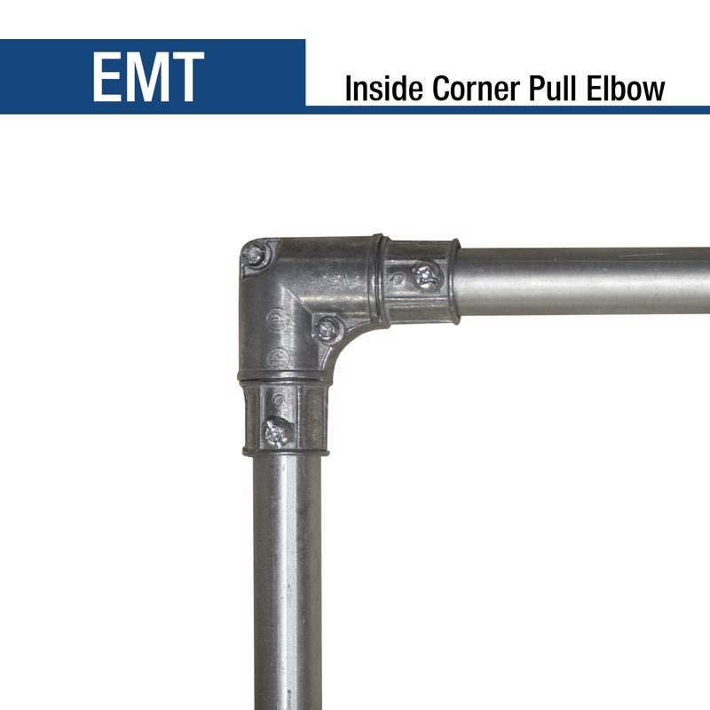 Sigma Electric ProConnex 1/2 in. D Die-Cast Zinc Corner Elbow For EMT