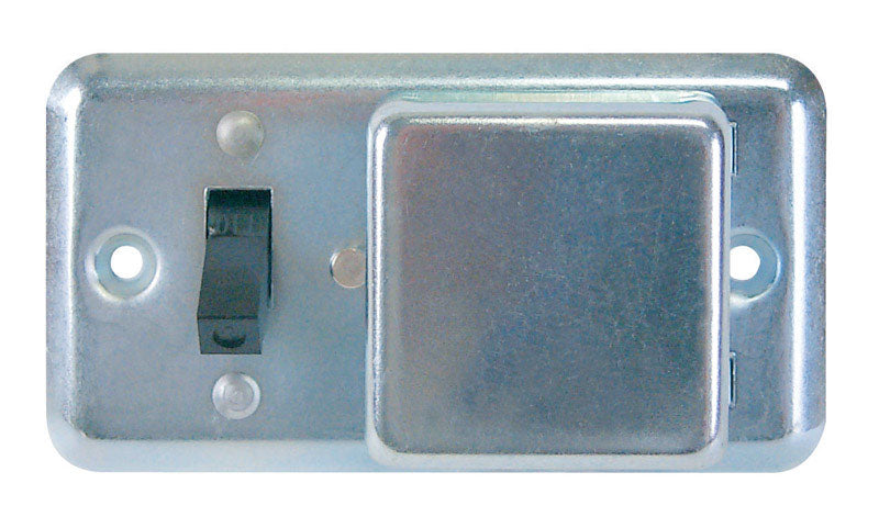 Bussmann 15 amps Toggle Switch & Cover Gray