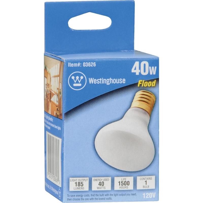 Westinghouse 40 W R14 Floodlight Incandescent Bulb E17 (Intermediate) White