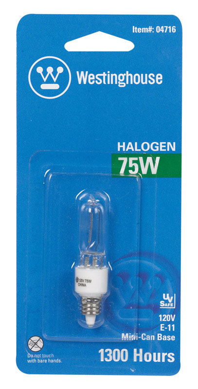 Westinghouse 75 W T4 Specialty Halogen Bulb 1,450 lm White