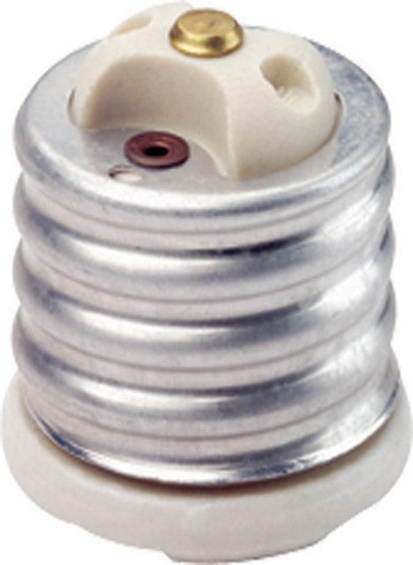 Leviton Aluminum Incandescent Mogul to Medium Base Socket Reducer