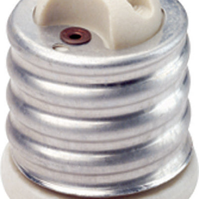 Leviton Aluminum Incandescent Mogul to Medium Base Socket Reducer