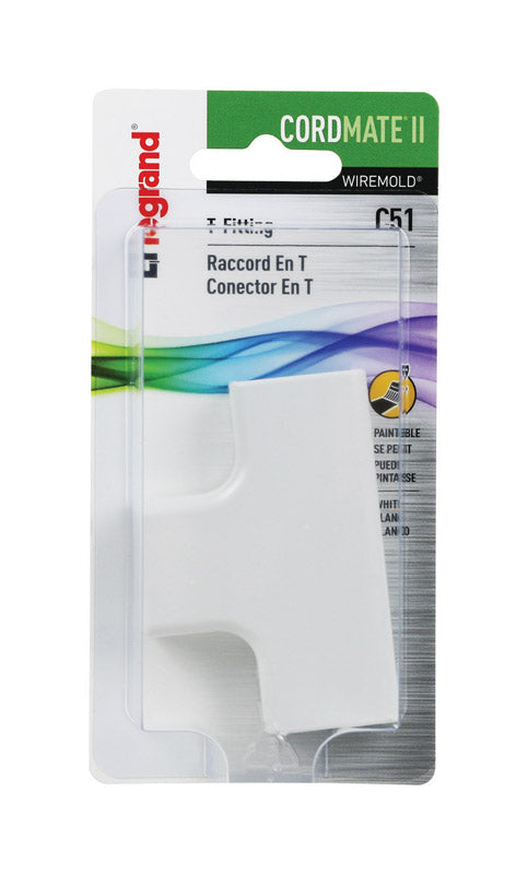 Legrand CordMate 2.87 in. L T-Fitting