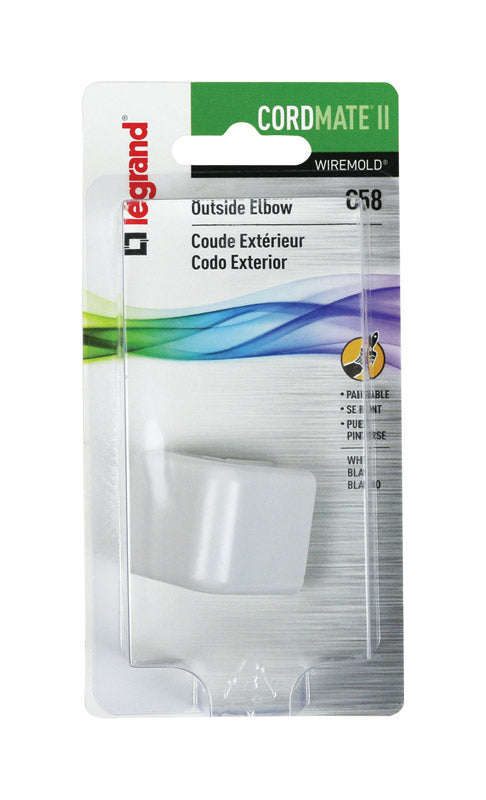 Legrand CordMate Electrical Elbow