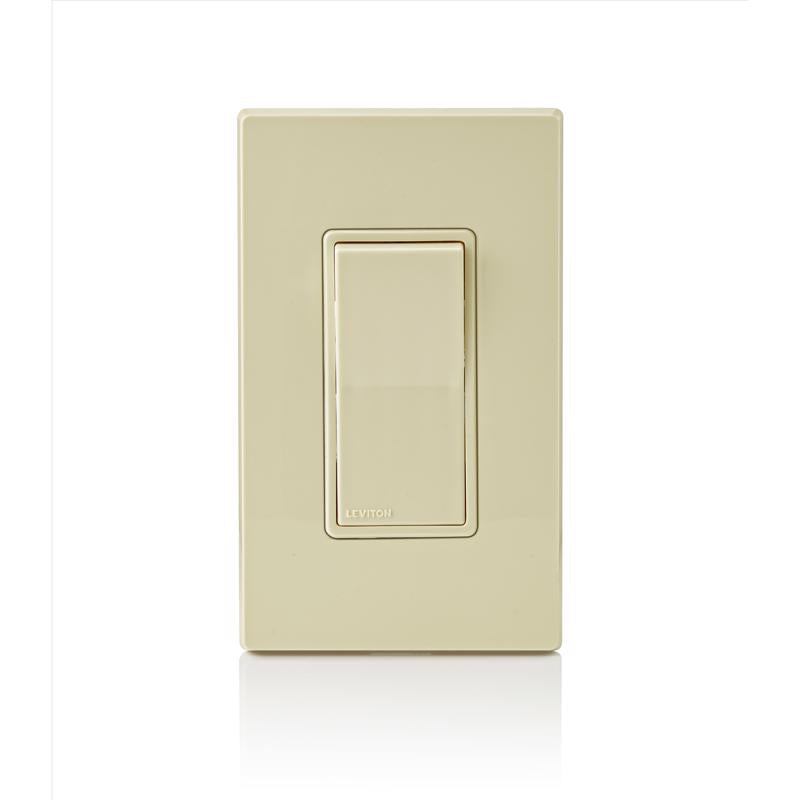 Leviton Decora 15 amps Single Pole Rocker AC Quiet Switch Ivory