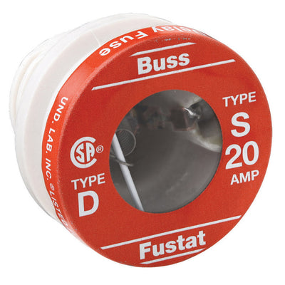 Bussmann 20 amps Dual Element Tamper Proof Plug 4 pk