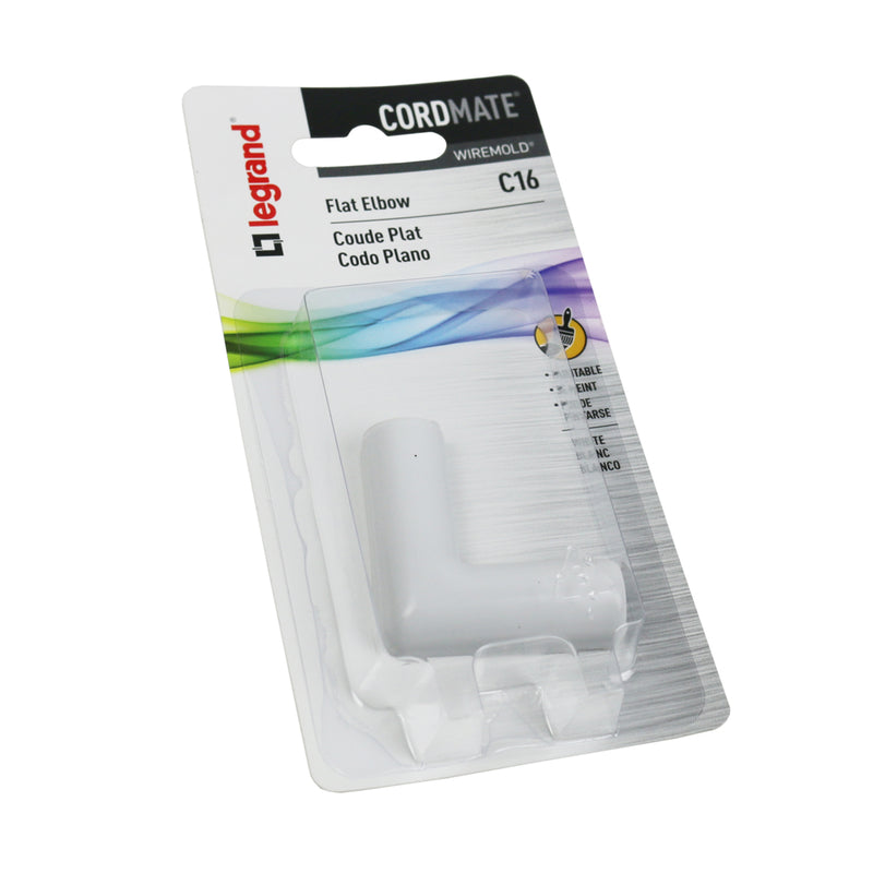 Legrand CordMate Flat Elbow