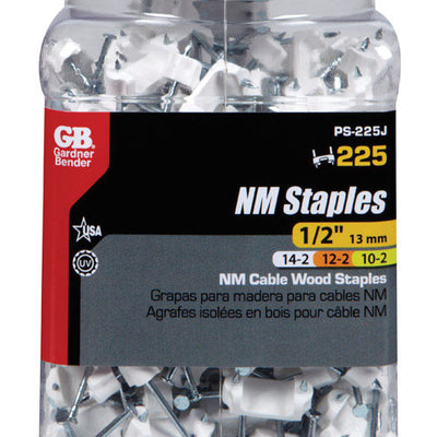 Gardner Bender 1/2 in. W Plastic Insulated Cable Staple
