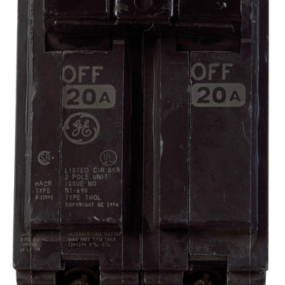ABB Q-Line 20 amps Standard 2-Pole Circuit Breaker