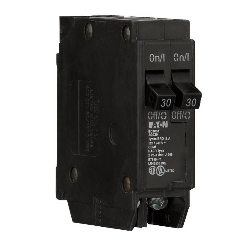 Eaton 30/30 amps Tandem 2-Pole Circuit Breaker