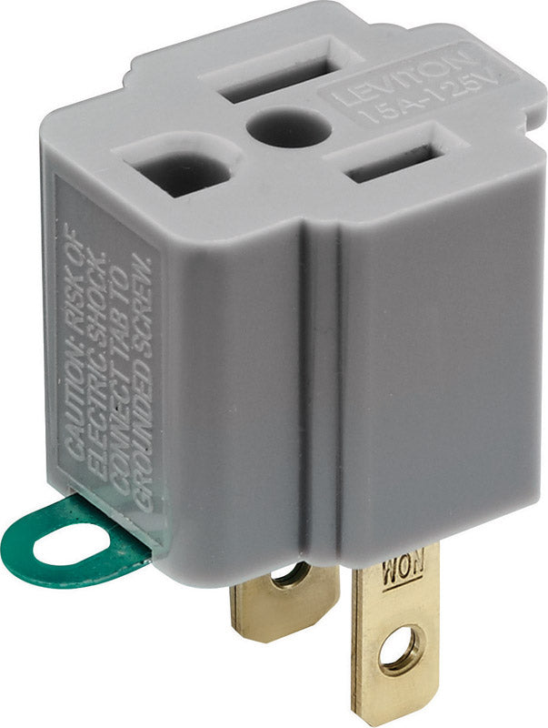 Leviton Polarized 1 outlets Outlet Adapter
