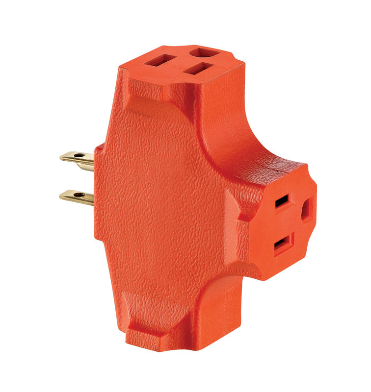 Leviton Polarized 3 outlets Outlet Adapter