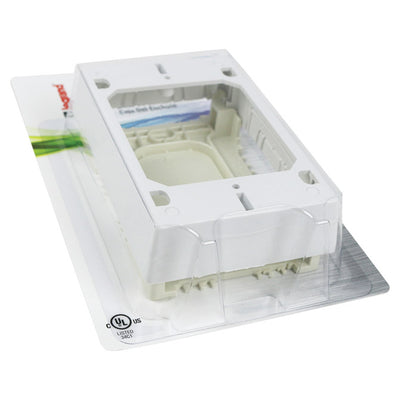 Legrand New Work Rectangle PVC 1 gang Electrical Box White