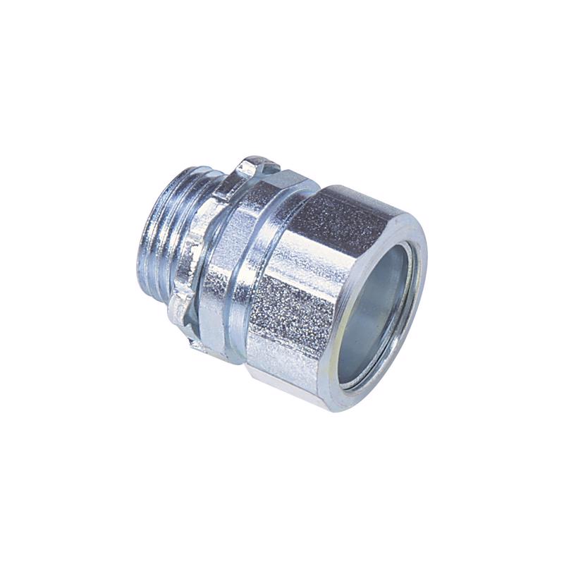 Sigma Electric ProConnex 1/2 in. D Zinc-Plated Steel Compression Connector For Rigid/IMC