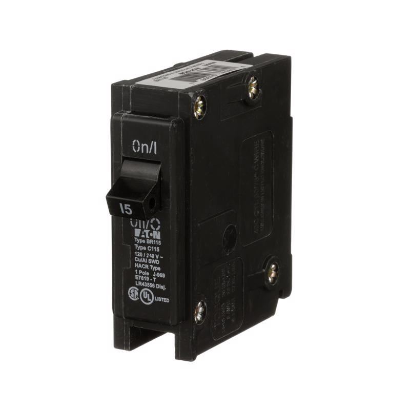 Eaton 15 amps Plug In Single Pole Circuit Breaker