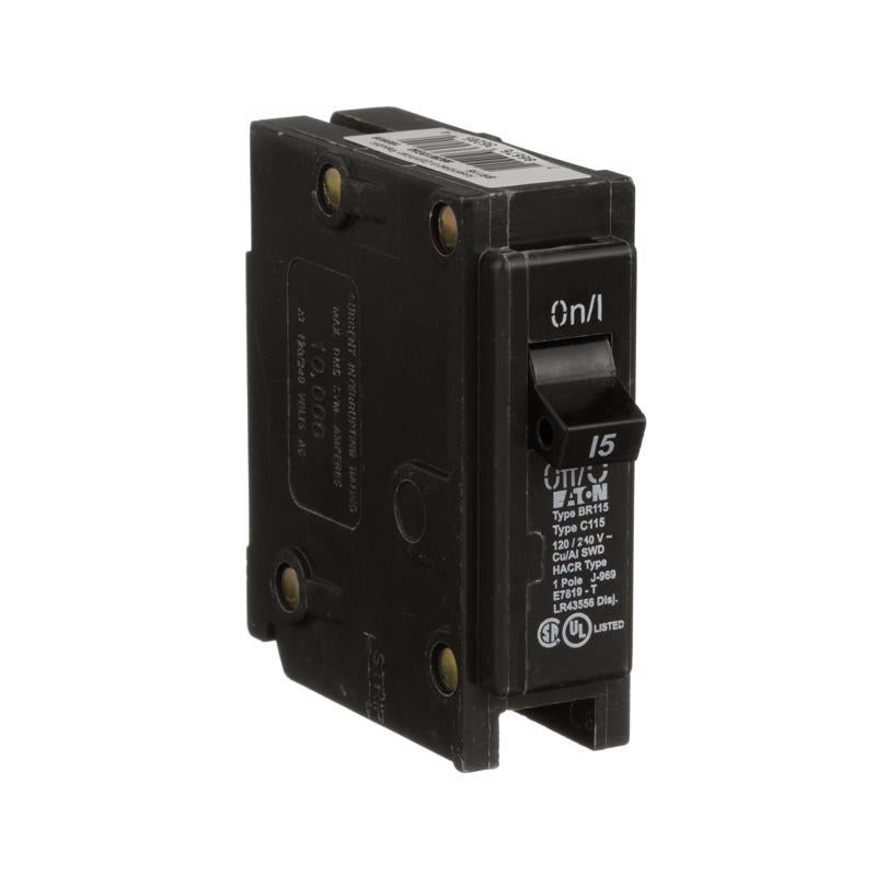 Eaton 15 amps Plug In Single Pole Circuit Breaker
