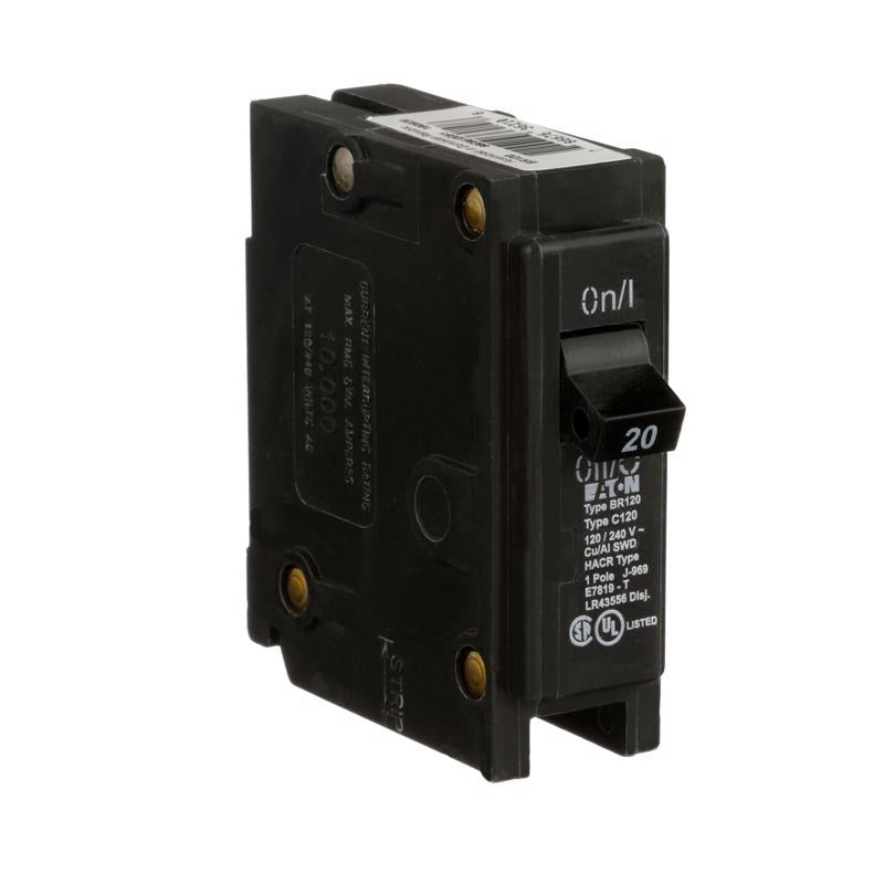 Eaton 20 amps Plug In Single Pole Circuit Breaker