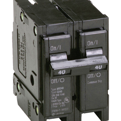 Eaton 40 amps Plug In 2-Pole Circuit Breaker
