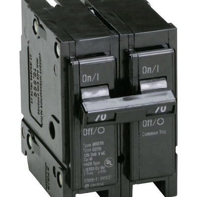 Eaton 70 amps Plug In 2-Pole Circuit Breaker