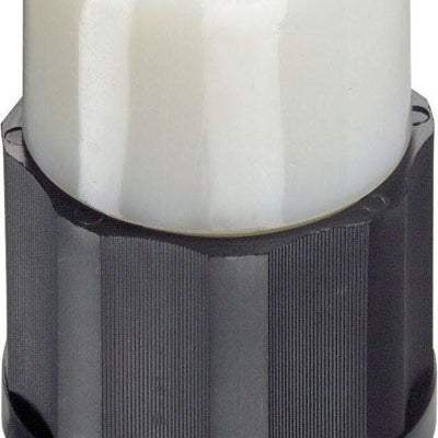 Leviton Industrial Nylon Curved Blade/Ground Locking Connector L14-30R 14-8 AWG 3 Pole 4 Wire