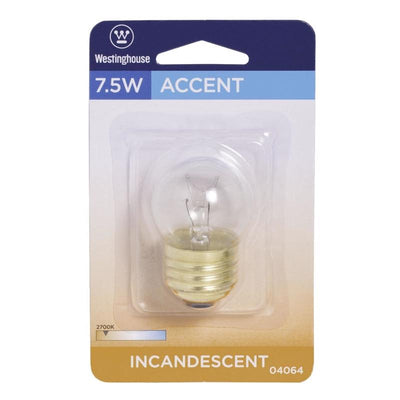 Westinghouse 7.5 W S11 Specialty Incandescent Bulb E26 (Medium) White