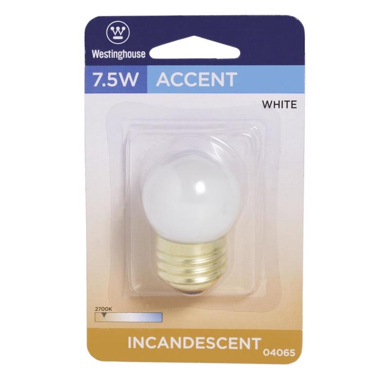 Westinghouse 7.5 W S11 Specialty Incandescent Bulb E26 (Medium) White