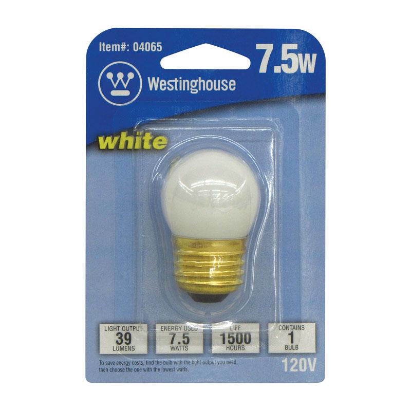 Westinghouse 7.5 W S11 Specialty Incandescent Bulb E26 (Medium) White