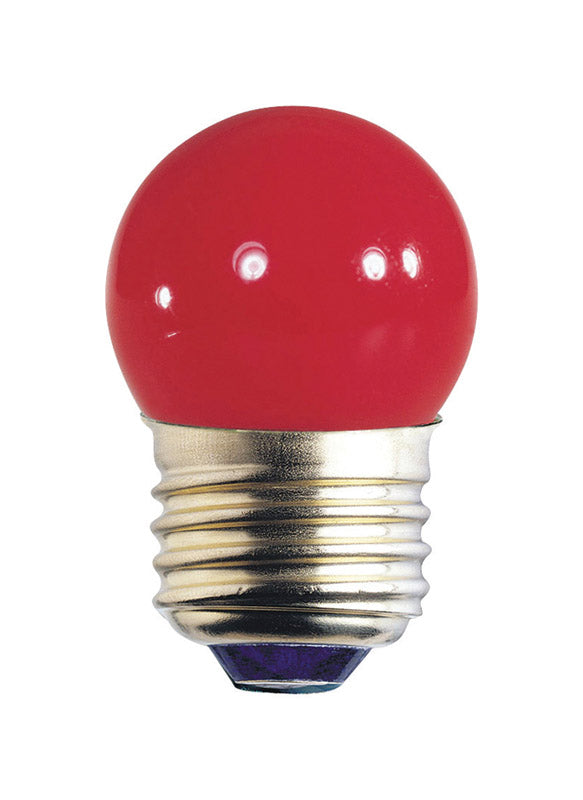 Westinghouse 7.5 W S11 Specialty Incandescent Bulb E26 (Medium) Red