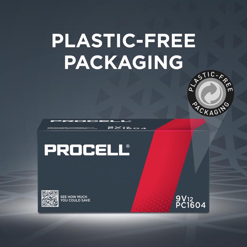 Procell Constant 9-Volt Alkaline Batteries 12 pk Boxed