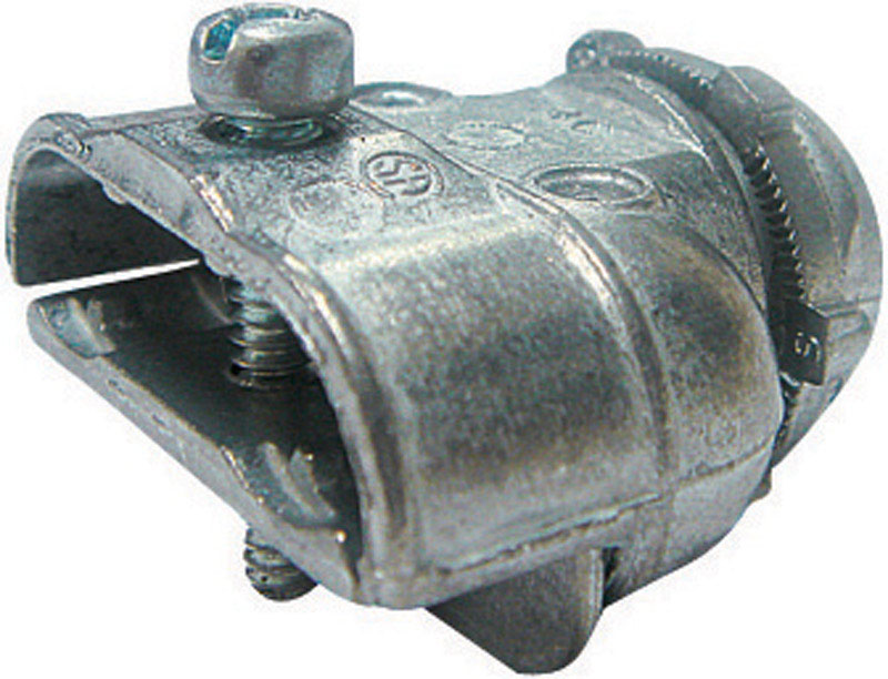 Sigma Electric ProConnex 3/8 in. D Die-Cast Zinc Duplex Connector For AC, MC and FMC/RWFMC