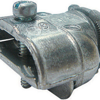 Sigma Electric ProConnex 3/8 in. D Die-Cast Zinc Duplex Connector For AC, MC and FMC/RWFMC