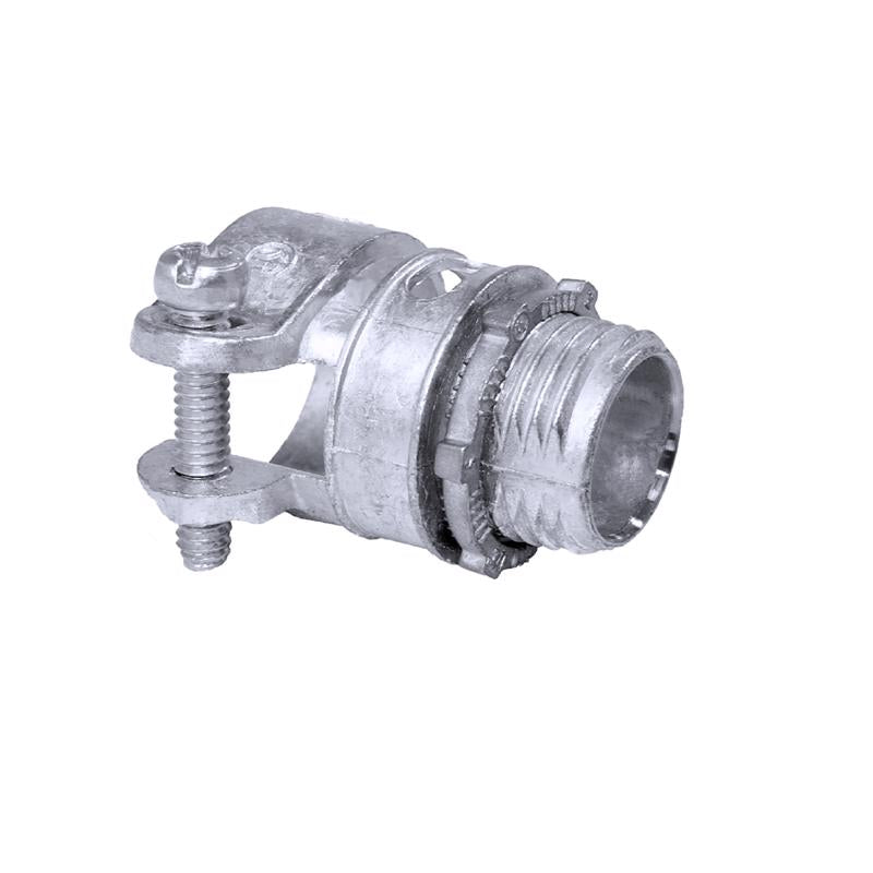 Sigma Electric ProConnex 3/8 in. D Die-Cast Zinc Squeeze Connector For AC, MC or FMC/RWFMC