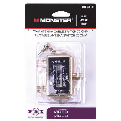 Monster Just Hook It Up Indoor TV Antenna Cable Switch