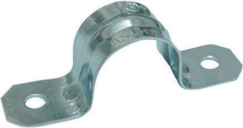 Sigma Electric ProConnex 1/2 in. D Zinc-Plated Steel 2 Hole Strap 50 pk