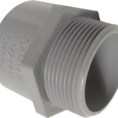 Cantex 3/4 in. D PVC Male Terminal Adapter For Rigid 1 each