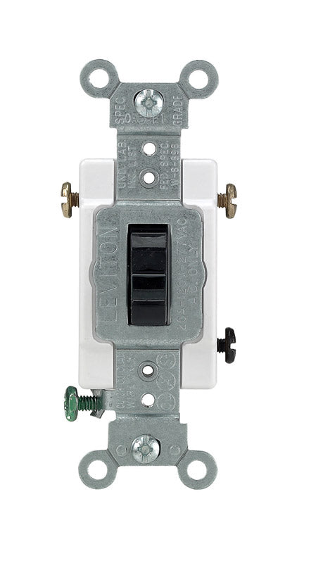 Leviton Commercial 20 amps Toggle Switch Brown