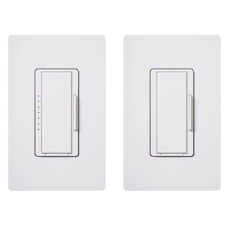 Lutron Maestro White 150 W 3-Way Dimmer Switch