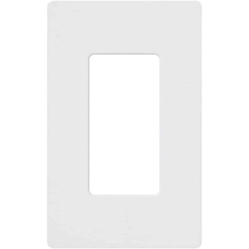 Lutron Claro White 1 gang Plastic Wall Plate