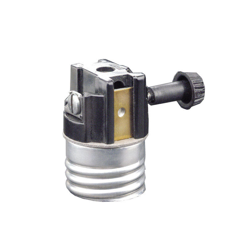 Leviton Aluminum Incandescent Medium Base Turn Knob Socket