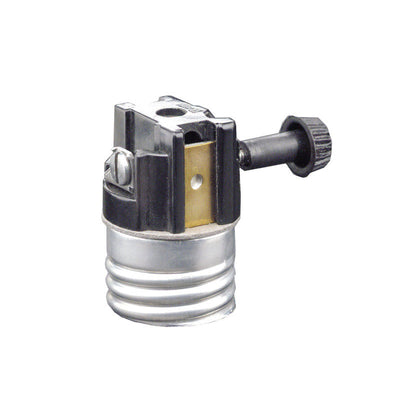 Leviton Aluminum Incandescent Medium Base Turn Knob Socket