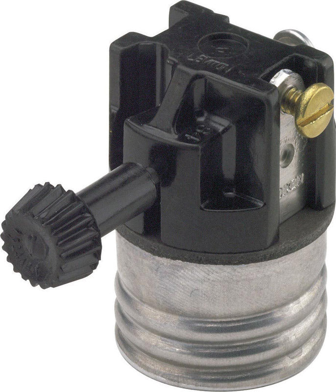 Leviton Aluminum Incandescent Medium Base 3-Way Turn Knob Socket