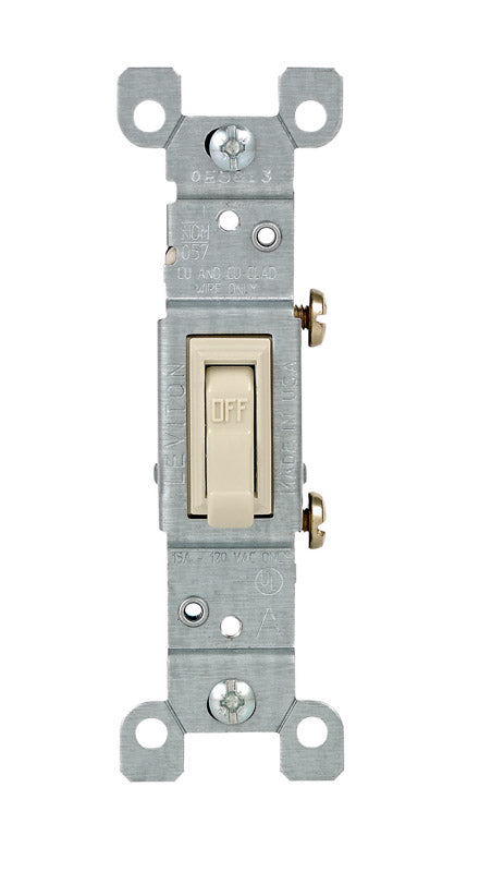 Leviton 15 amps Toggle Switch Ivory