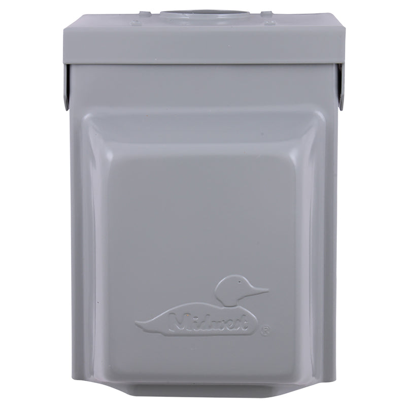 GE 50 amps 240 V Single Silver RV Power Outlet