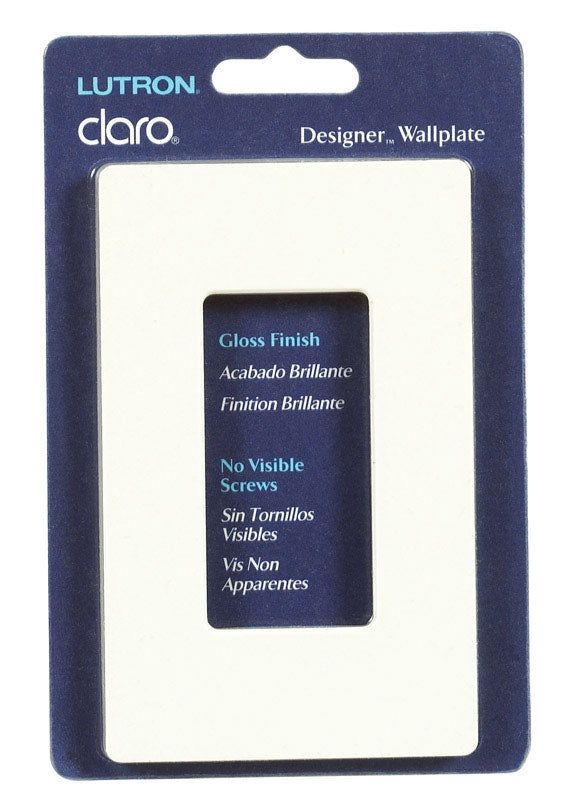 Lutron Almond 1 gang Thermoplastic Nylon Wall Plate
