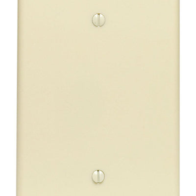 Leviton Ivory 1 gang Thermoset Plastic Blank Wall Plate