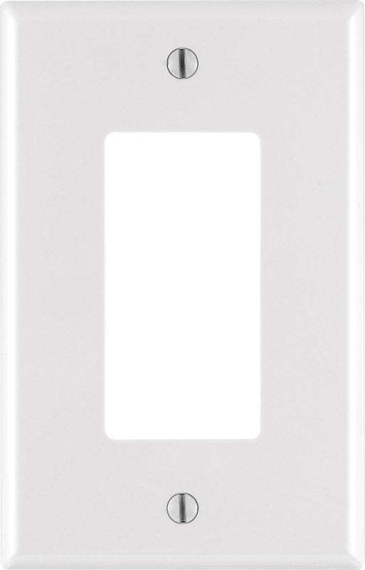 Leviton Decora White 1 gang Nylon Decorator Wall Plate